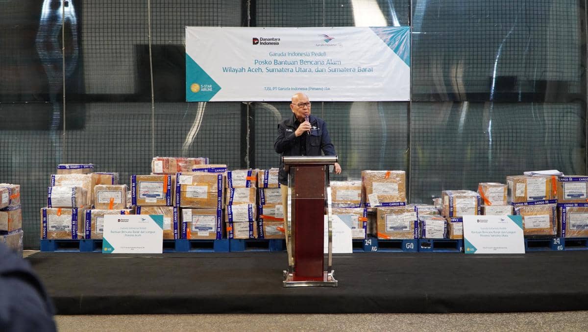 Maskapai Garuda Indonesia kirim bantuan ke Aceh dan Sumatra