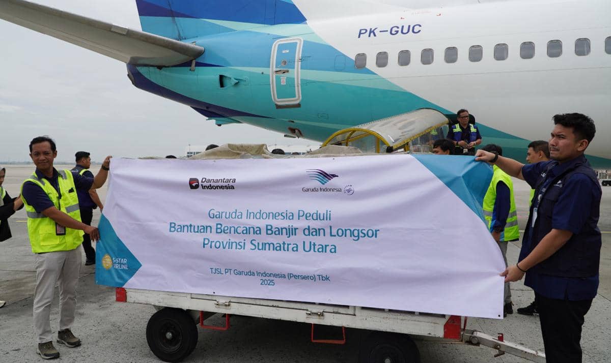 Maskapai Garuda Indonesia kirim bantuan ke Aceh dan Sumatra