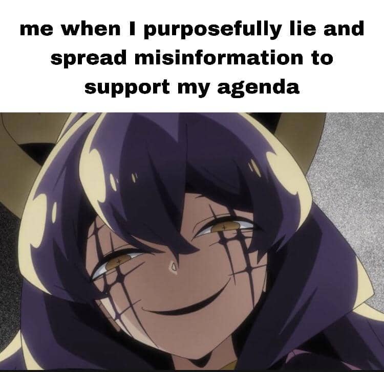 meme anime tentang kebohongan