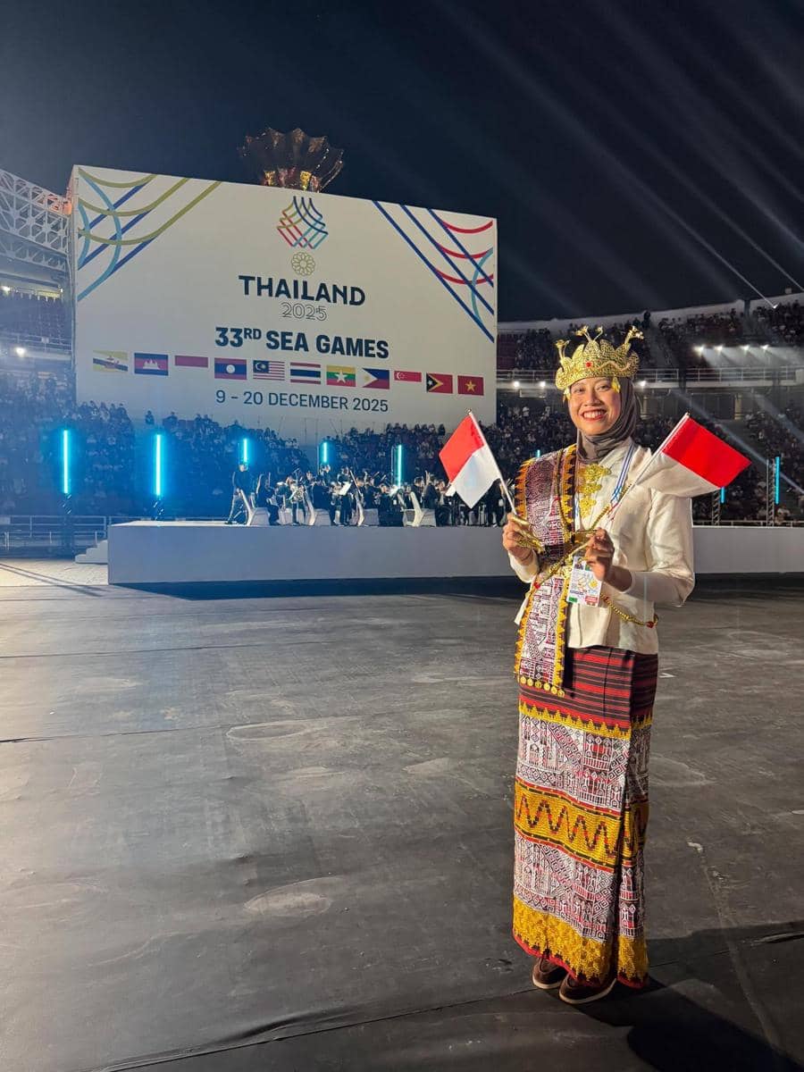 Megawati Pembawa Bendera Indonesia di SEA Games 2025 (instagram.com/megawatihangestrip)