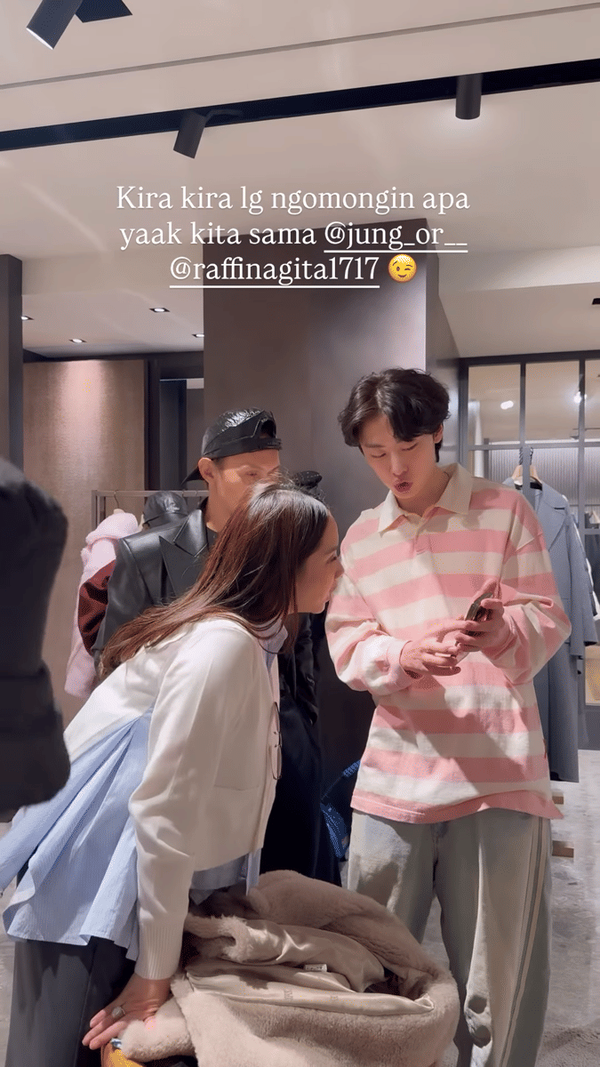 Nagita Slavina ketemu Lee Chan Hyeong dan Lee Won Jung (instagram.com/raffinagita1717)