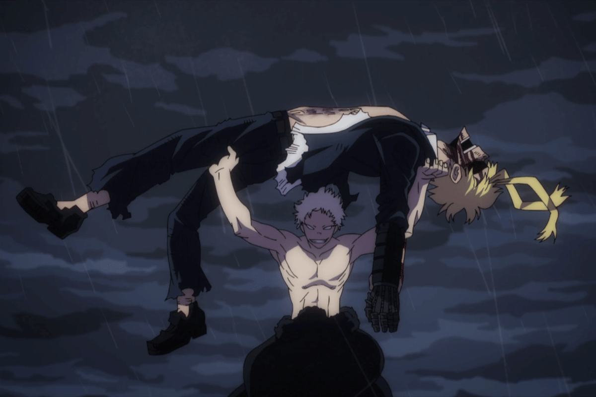 All For One mengalahkan All Might.