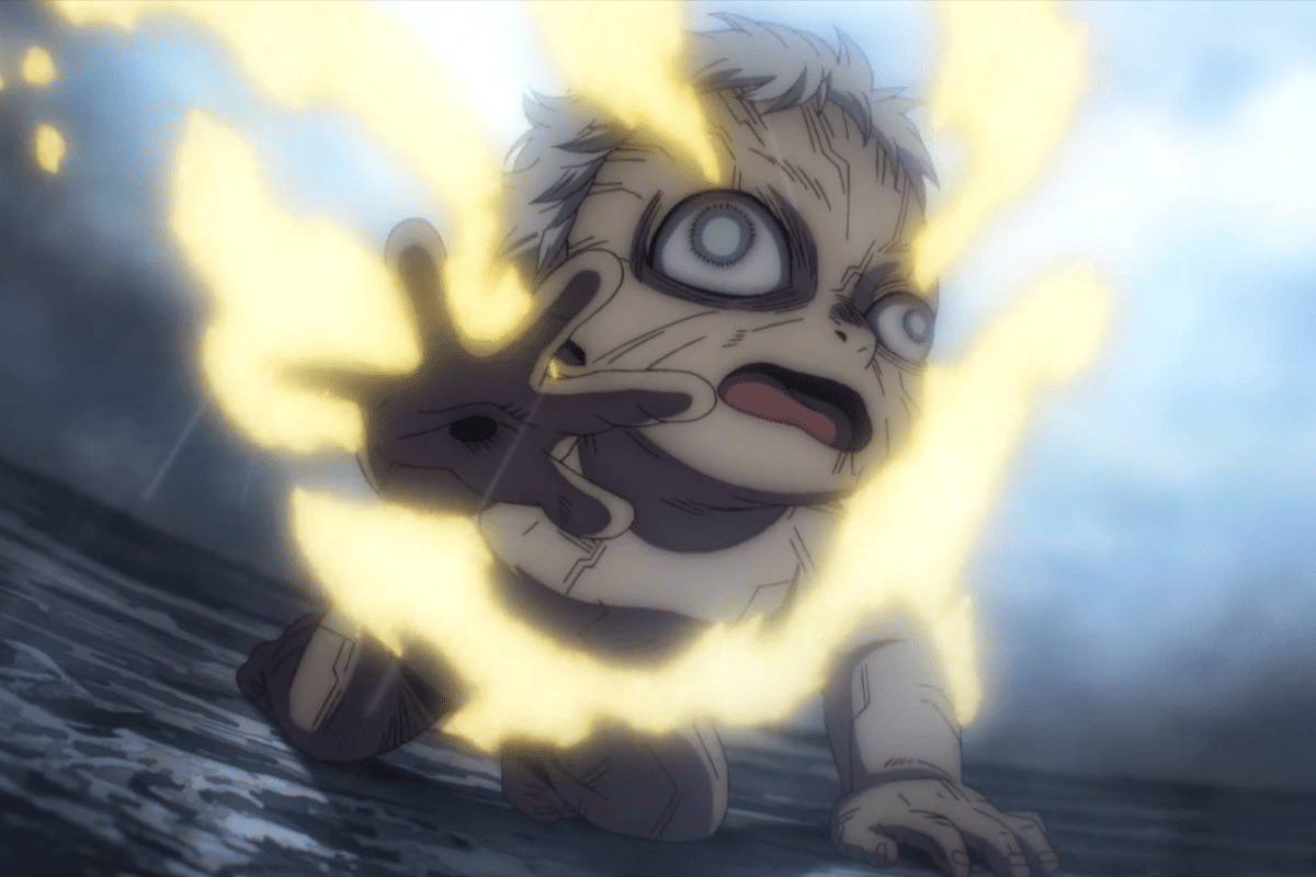 All For One kembali menjadi bayi.