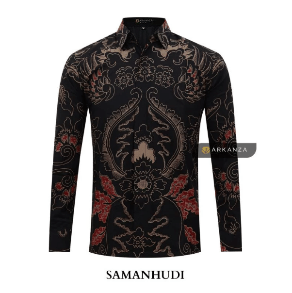 Batik Arkanza Motif Samanhudi Kemeja Slim Fit