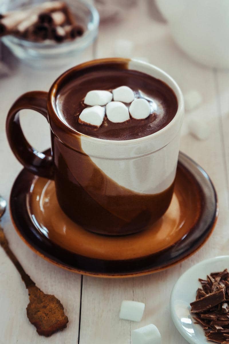 ilustrasi French hot chocolate 
