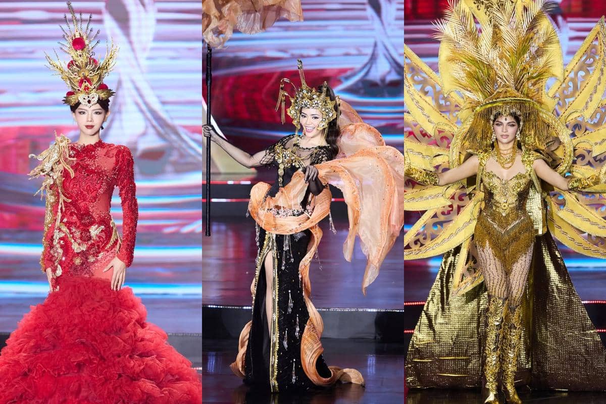 kostum nasional wakil Asia di Miss Charm 2025