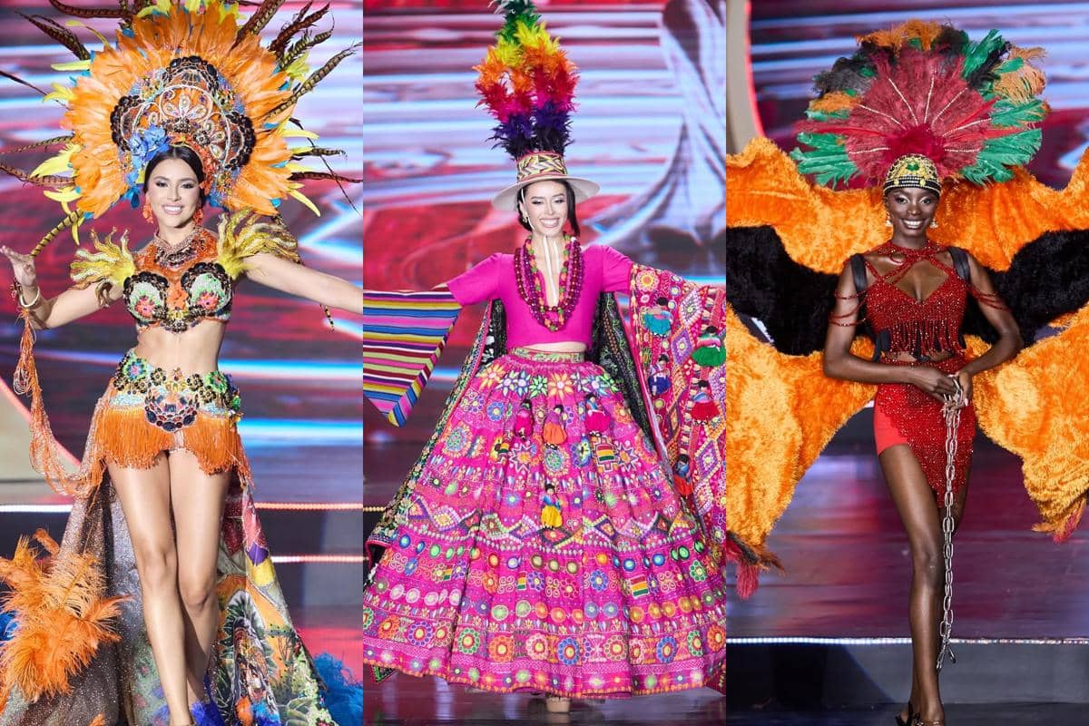 kostum nasional wakil benua Amerika dan Afrika di Miss Charm 2025