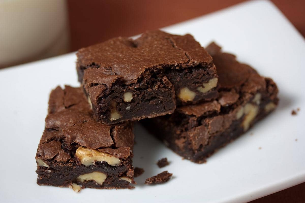 ilustrasi fudgy brownies 