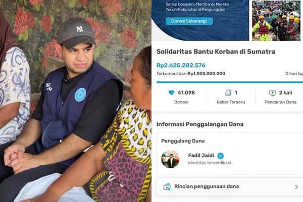 Fadil Jaidi Relawan Banjir Aceh (instagram.com/fadiljaidi)