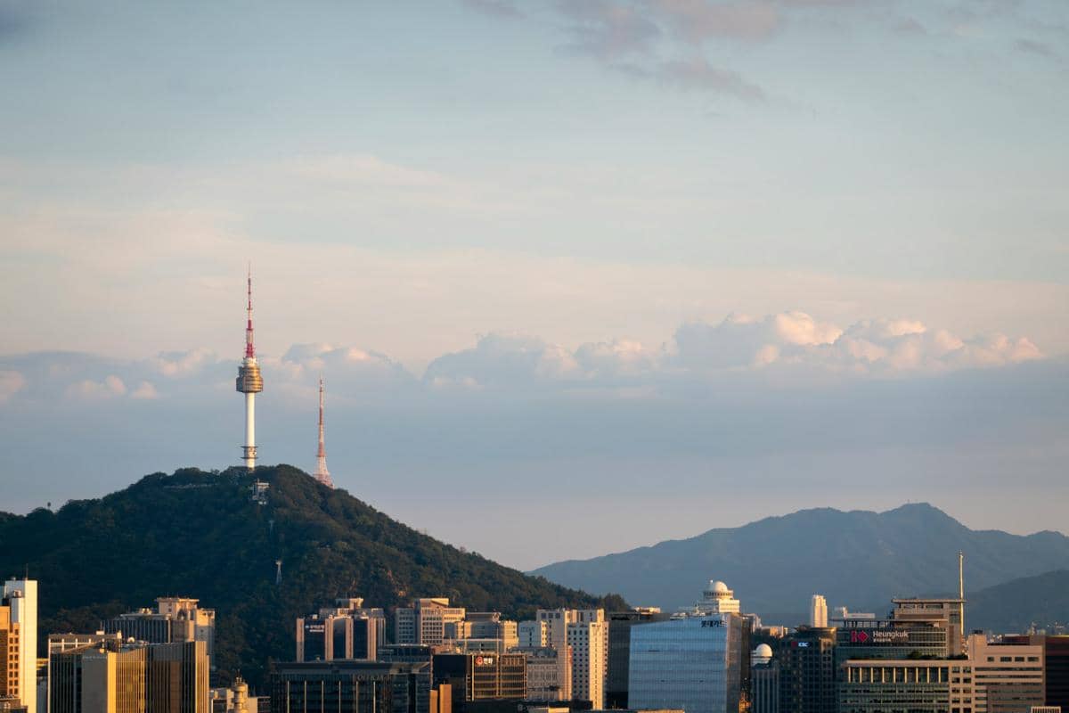 potret Seoul Tower