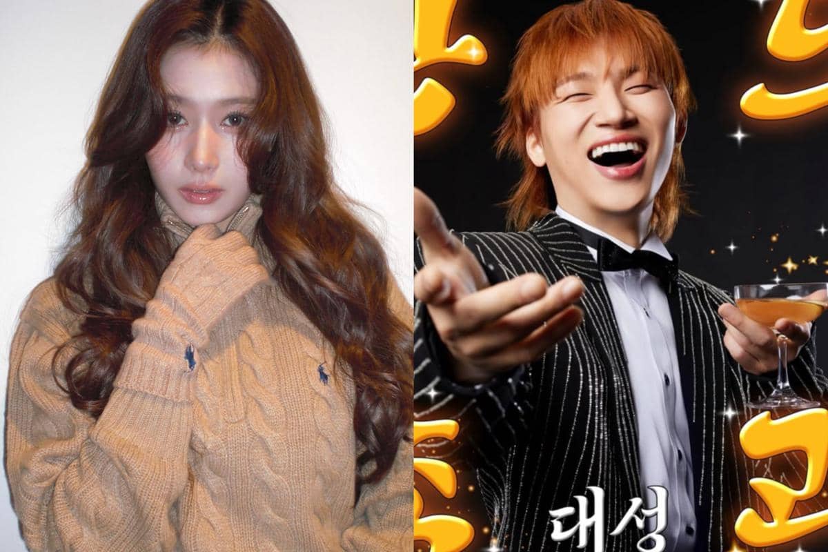 Potret Sana TWICE dan Daesung BIGBANG