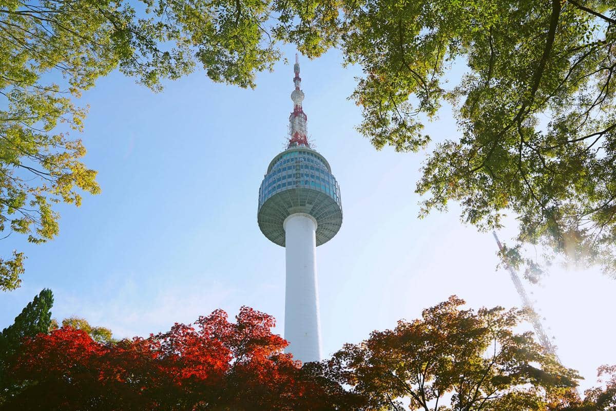 potret Seoul Tower