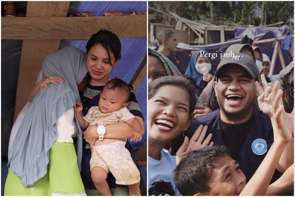 Andien Aisyah dan Fadil Jaidi jadi relawan di Aceh Tamiang