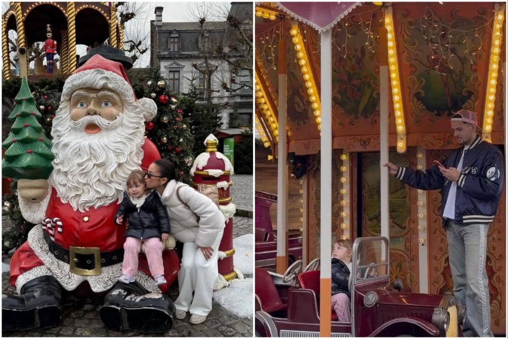 Jennifer Coppen liburan musim dingin di Belanda