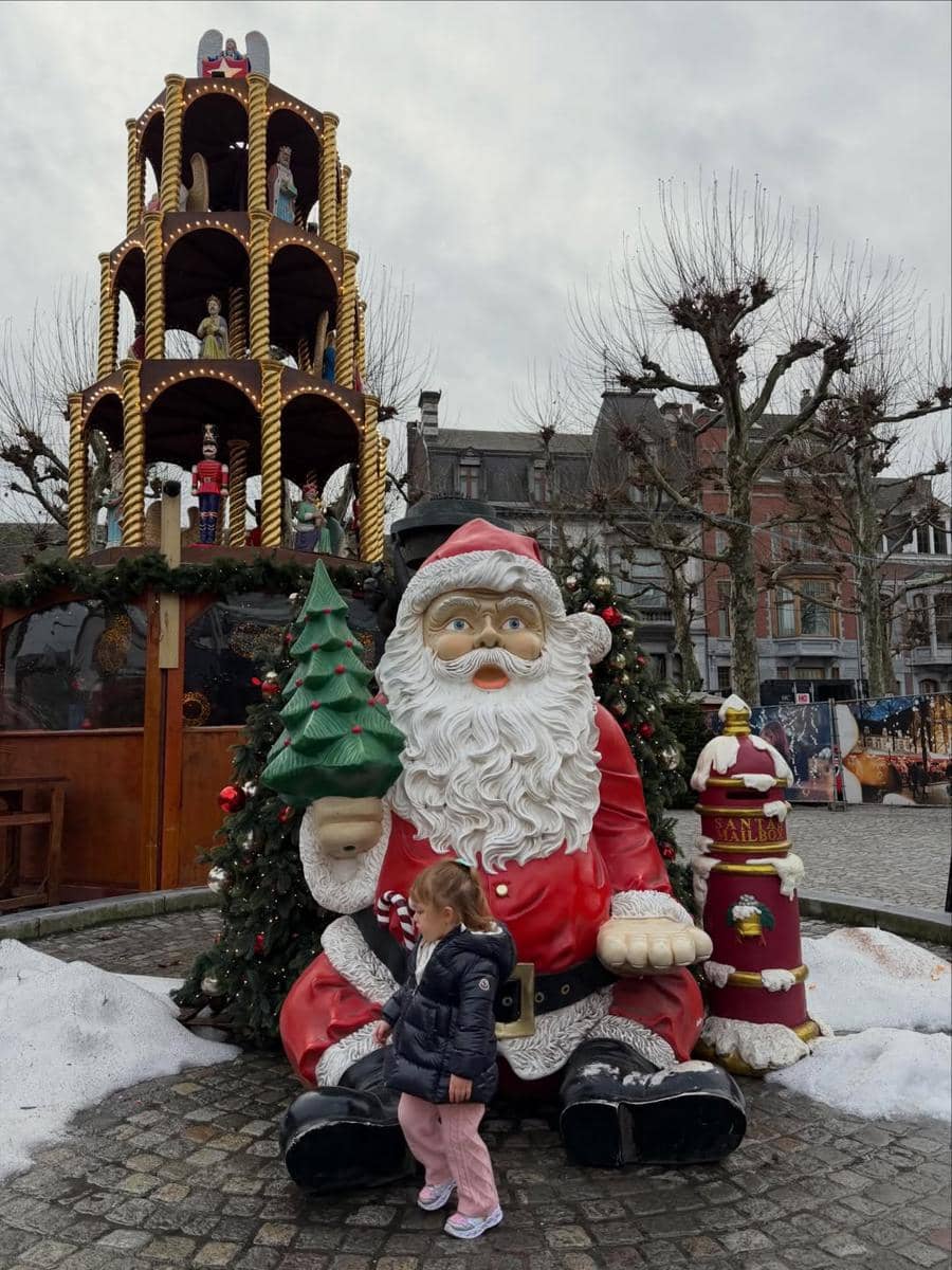 Jennifer Coppen liburan musim dingin di Belanda