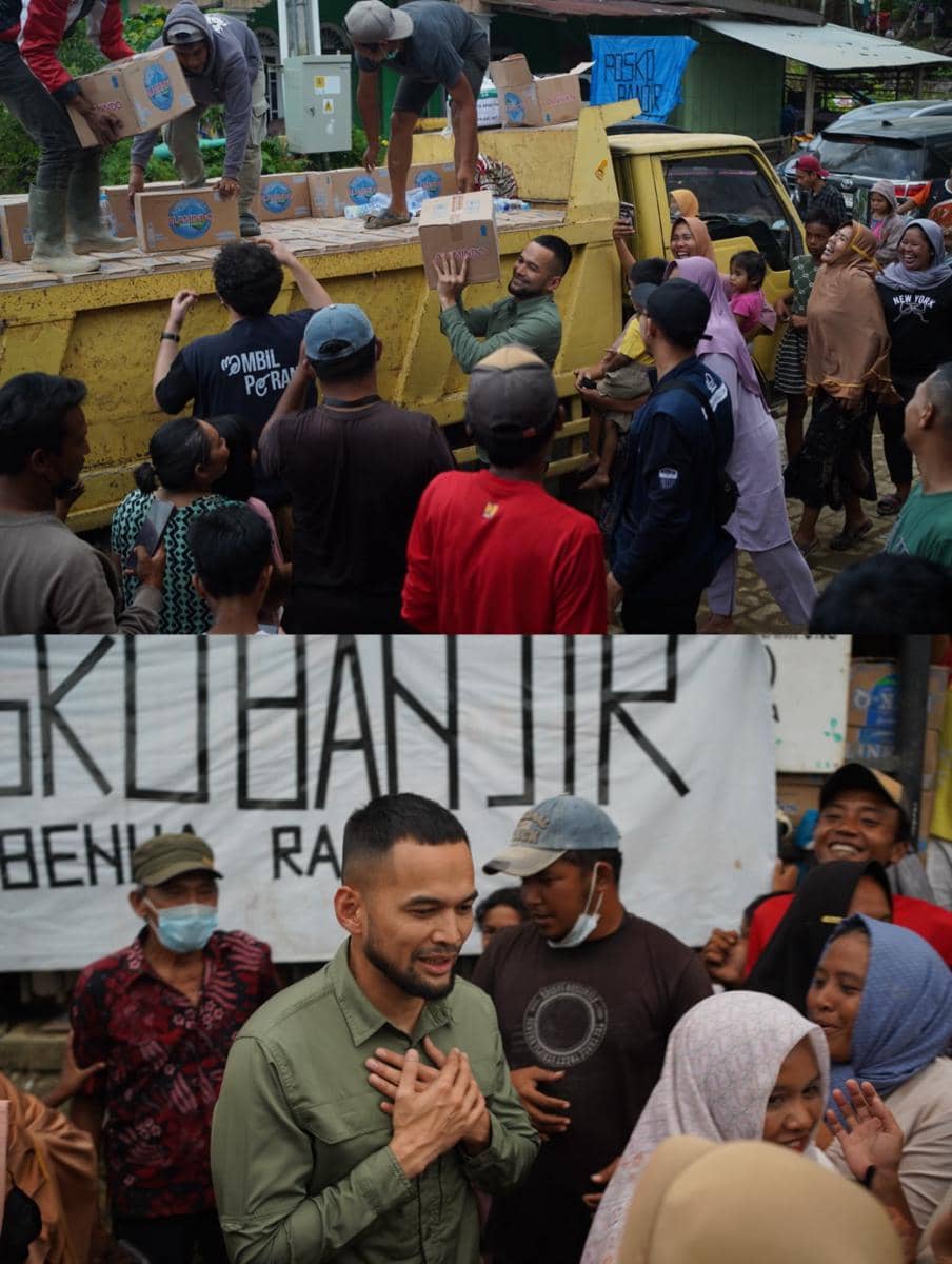 Teuku Wisnu menyalurkan 14 ton logistik ke Aceh Tamiang.