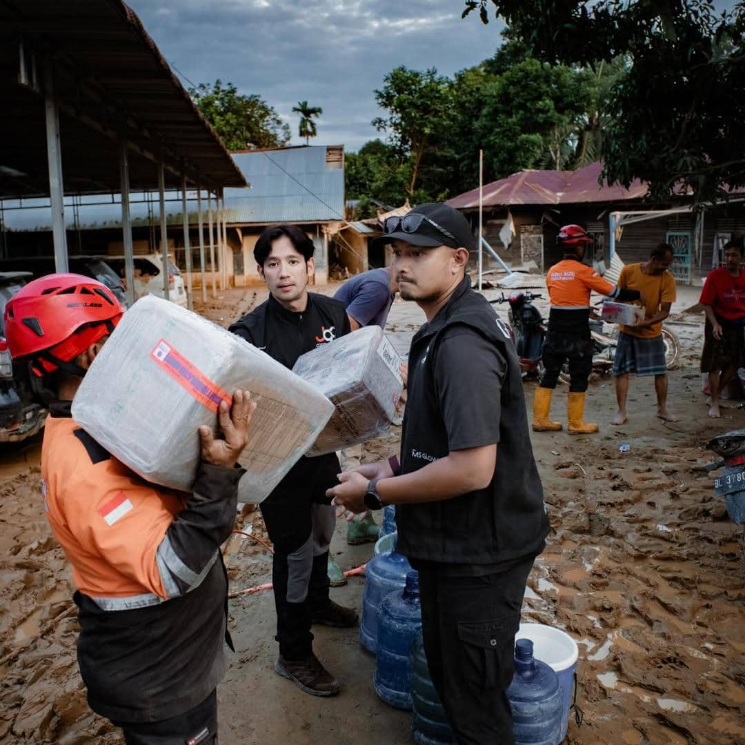 Shandy Purnamasari jadi relawan di Aceh Tamiang