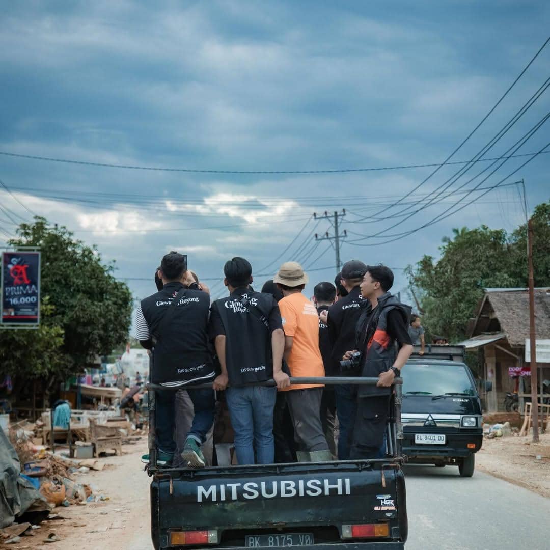 Shandy Purnamasari jadi relawan di Aceh Tamiang