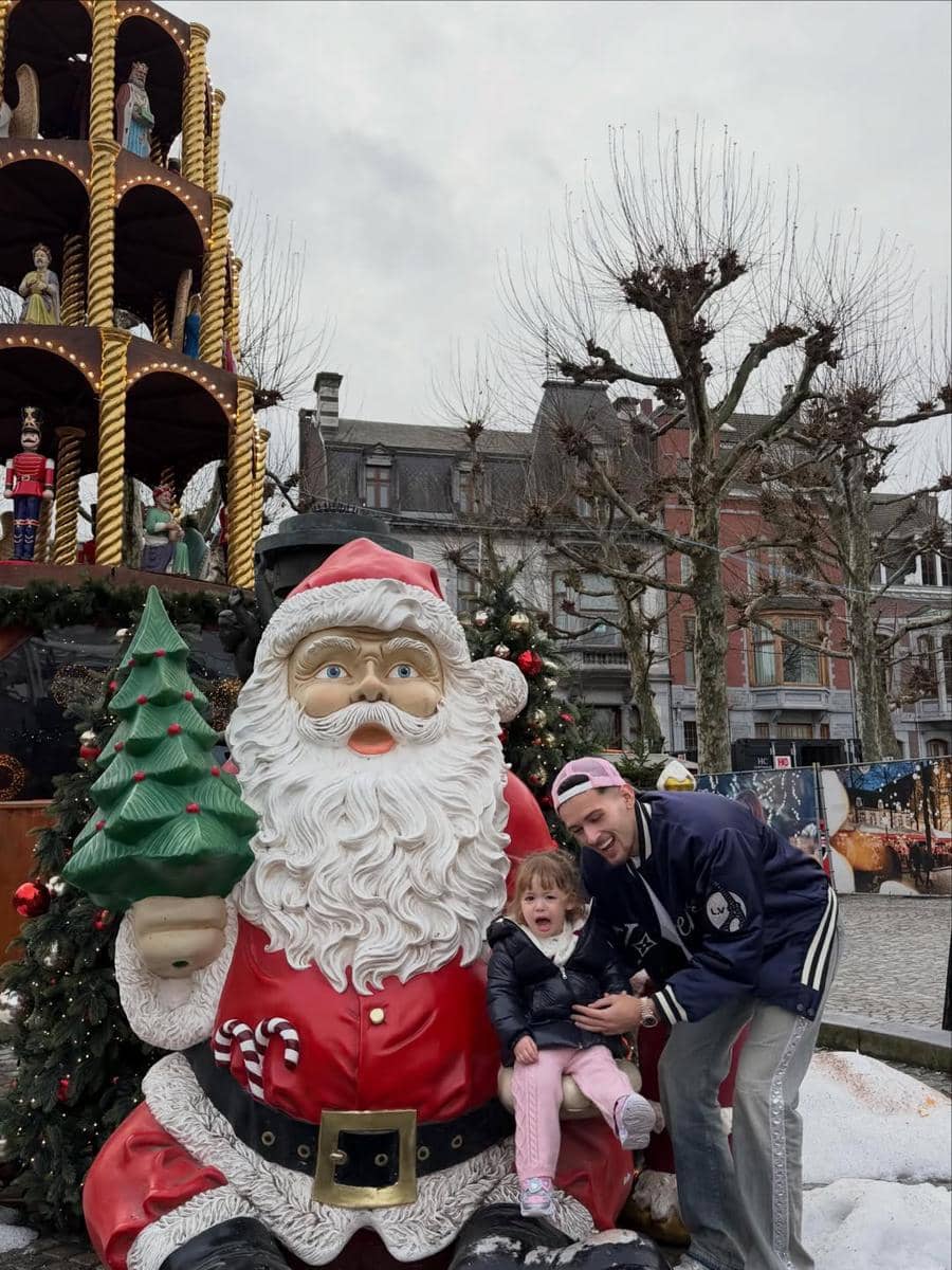 Jennifer Coppen liburan musim dingin di Belanda