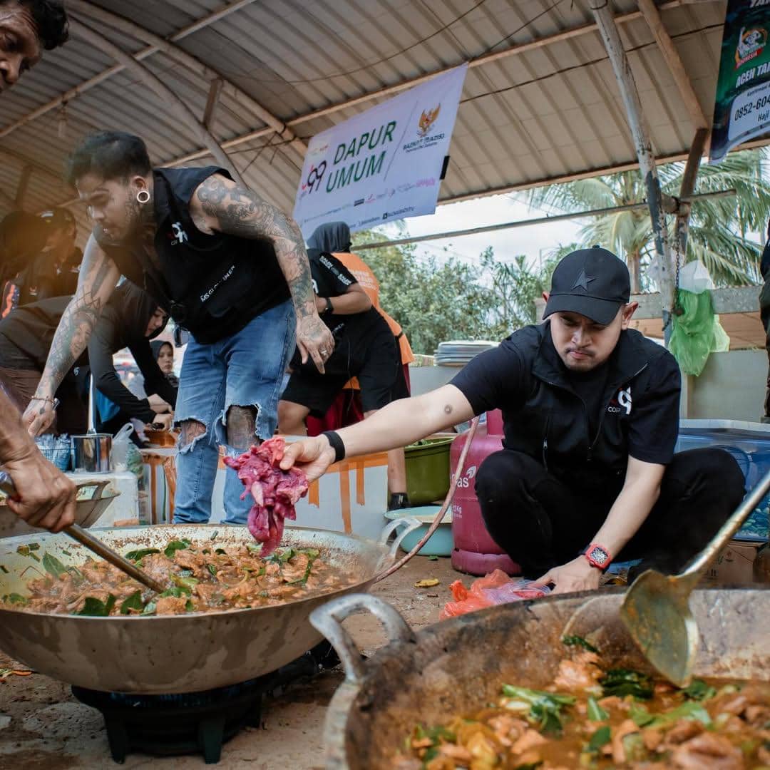 Shandy Purnamasari jadi relawan di Aceh Tamiang
