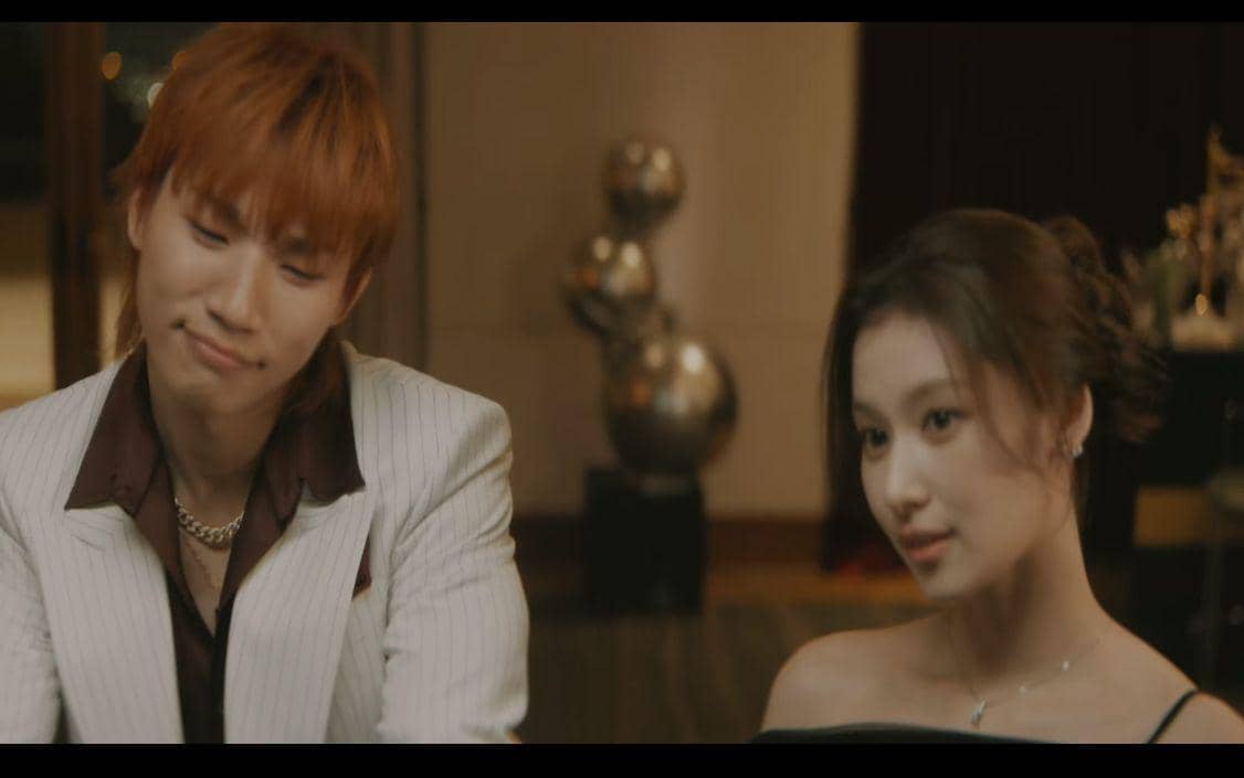 Cuplikan Sana TWICE di MV HANDO-CHOGUA milik Daesung 