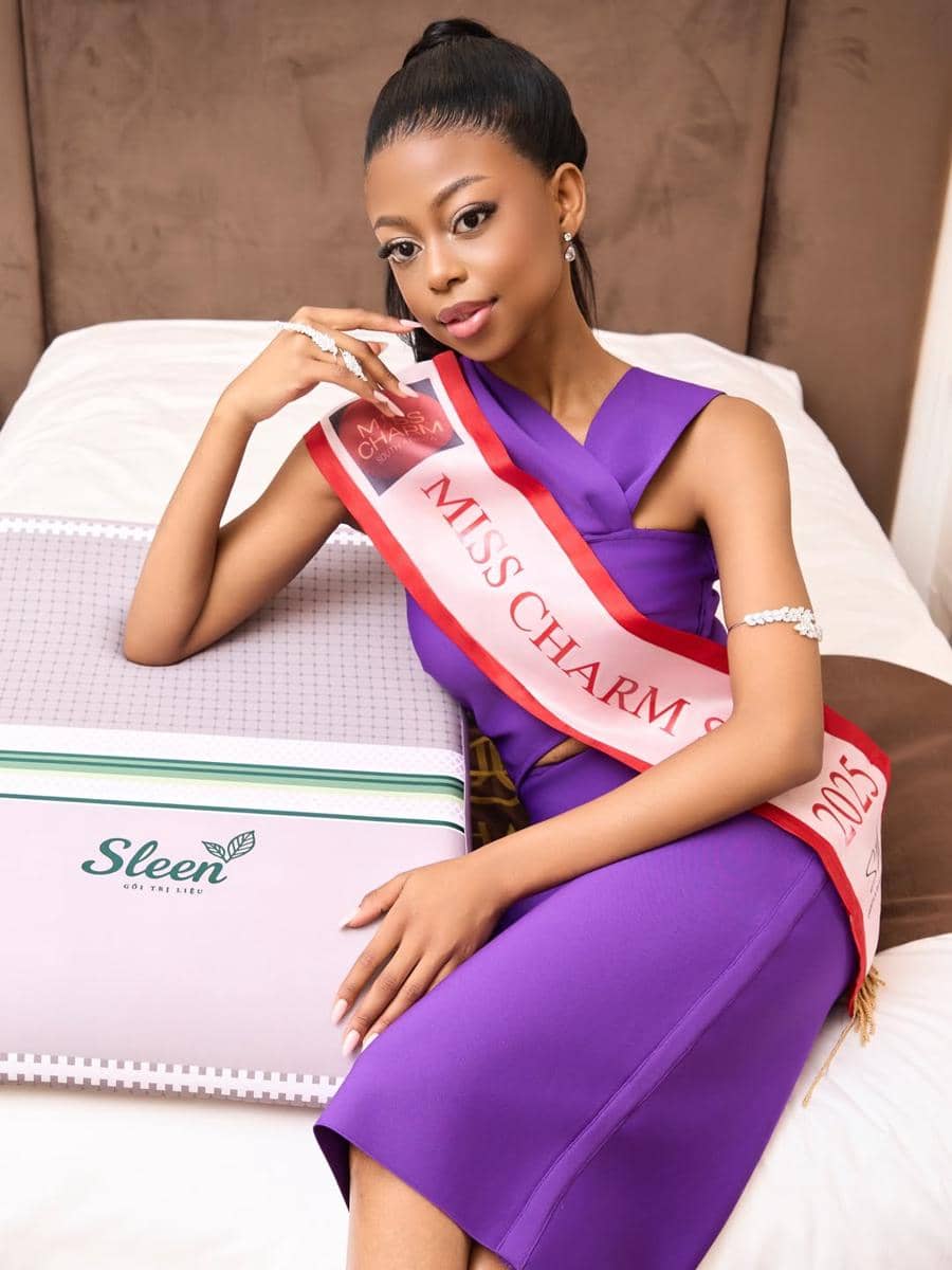 potret Luyanda Nonyane, Miss Charm Afrika Selatan 2025