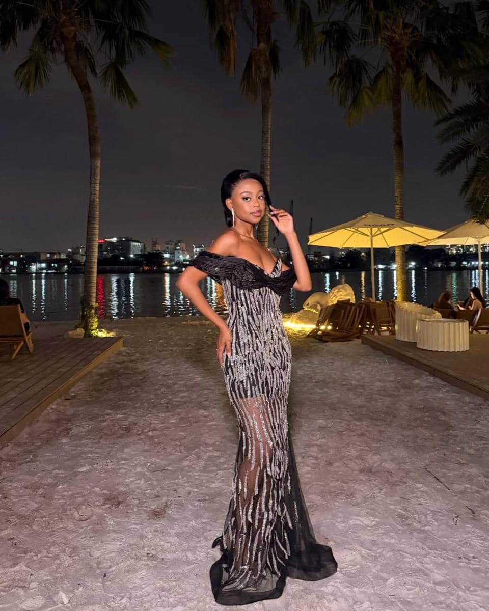 potret Luyanda Nonyane, Miss Charm Afrika Selatan 2025