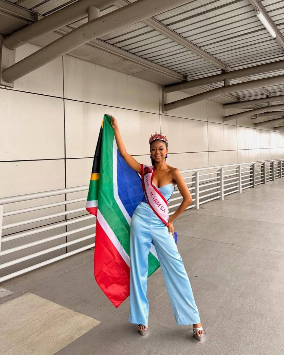 potret Luyanda Nonyane, Miss Charm Afrika Selatan 2025