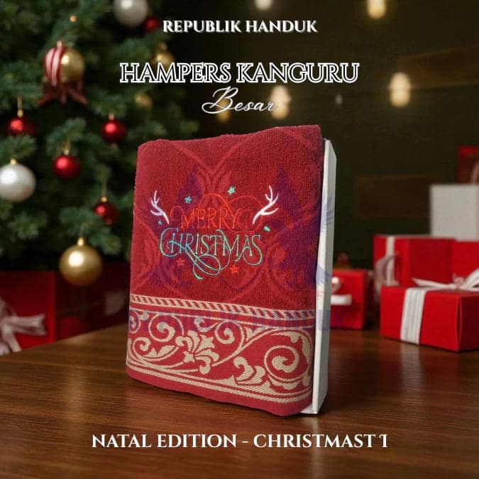 Ilustrasi hampers Natal (Shopee/Republik Handuk)