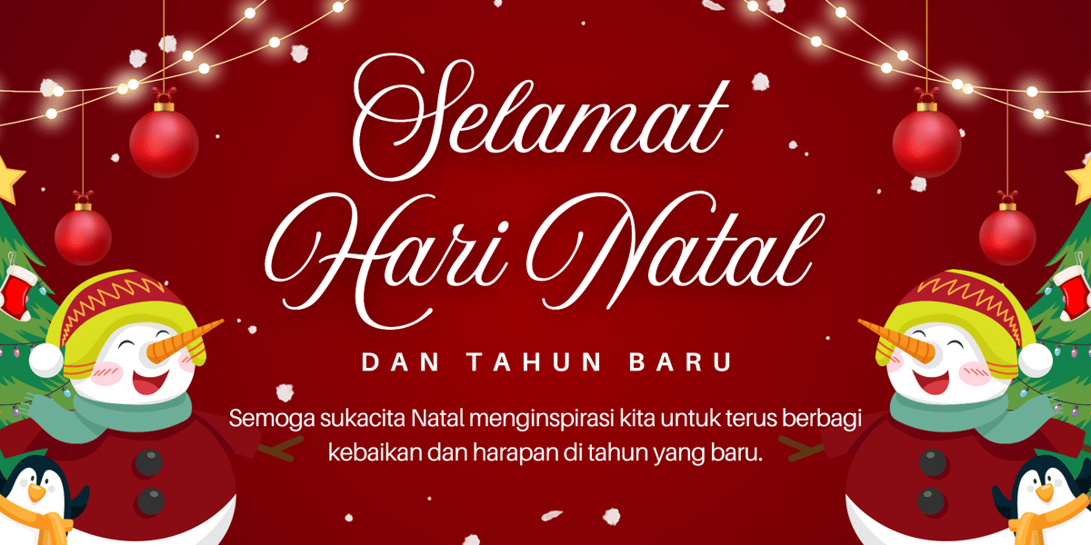 Merah dan Putih Ilustrasi Selamat Hari Natal Banner.png