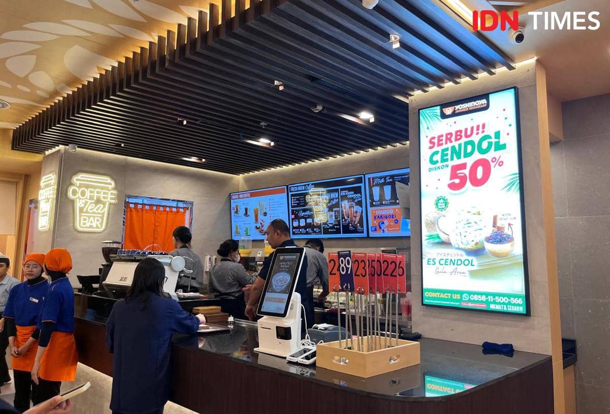 Potret Coffee & Tea Bar di Yoshinoya, Grand Indonesia, Jakarta Pusat