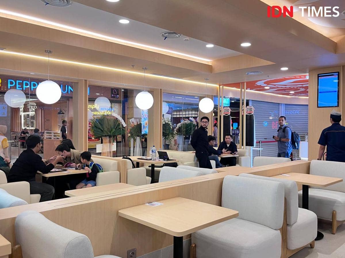 Potret konsep baru Yoshinoya, Grand Indonesia, Jakarta Pusat