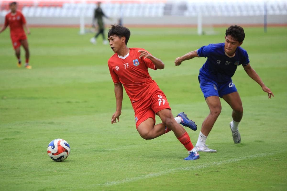 Simulasi laga Sumsel United (Dok. Media Officer)