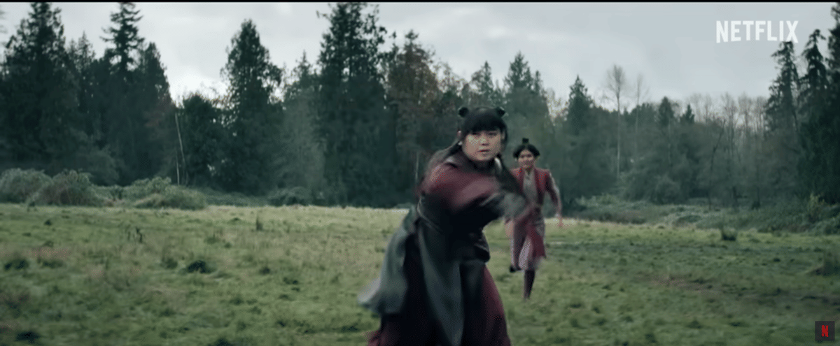 Mai dan Ty Lee. (Dok. Netflix/Avatar: The Last Airbender Season 2)