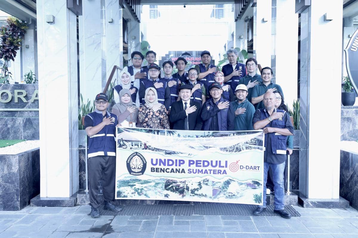 undip, relawan undip, bencana sumatera, ika medica