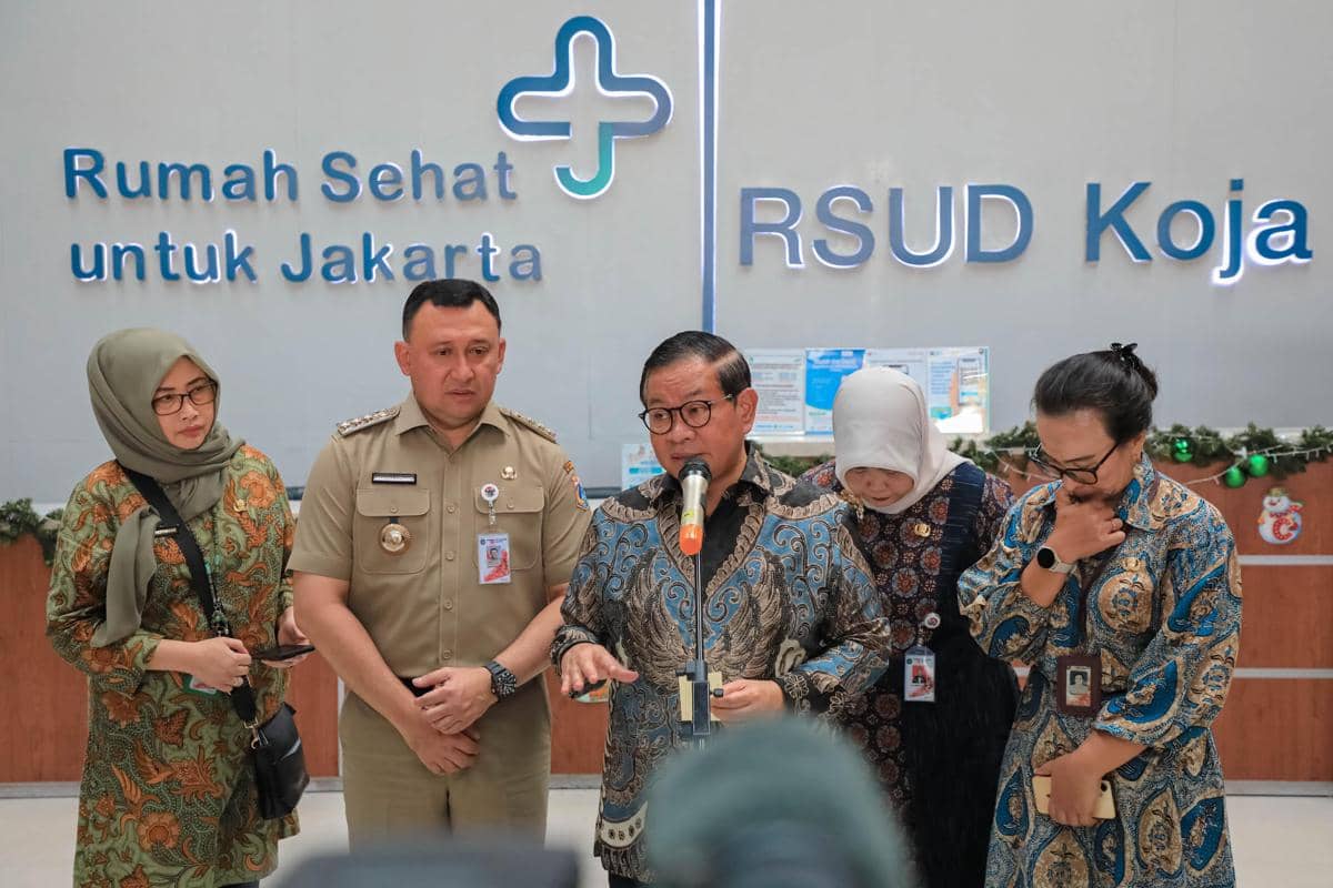 Gubernur DKI Jakarta, Pramono Anung di RSUD Koja, Jakarta Utara /dok Pemprov DKI
