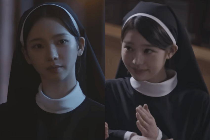 Karina aespa dan Jang Wonyoung IVE jadi suster