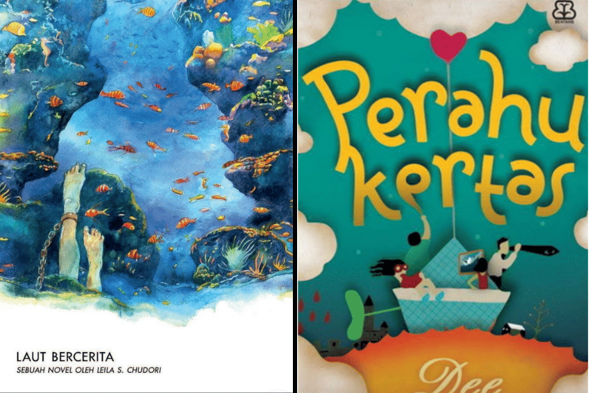 Sampul buku Perahu Kertas
