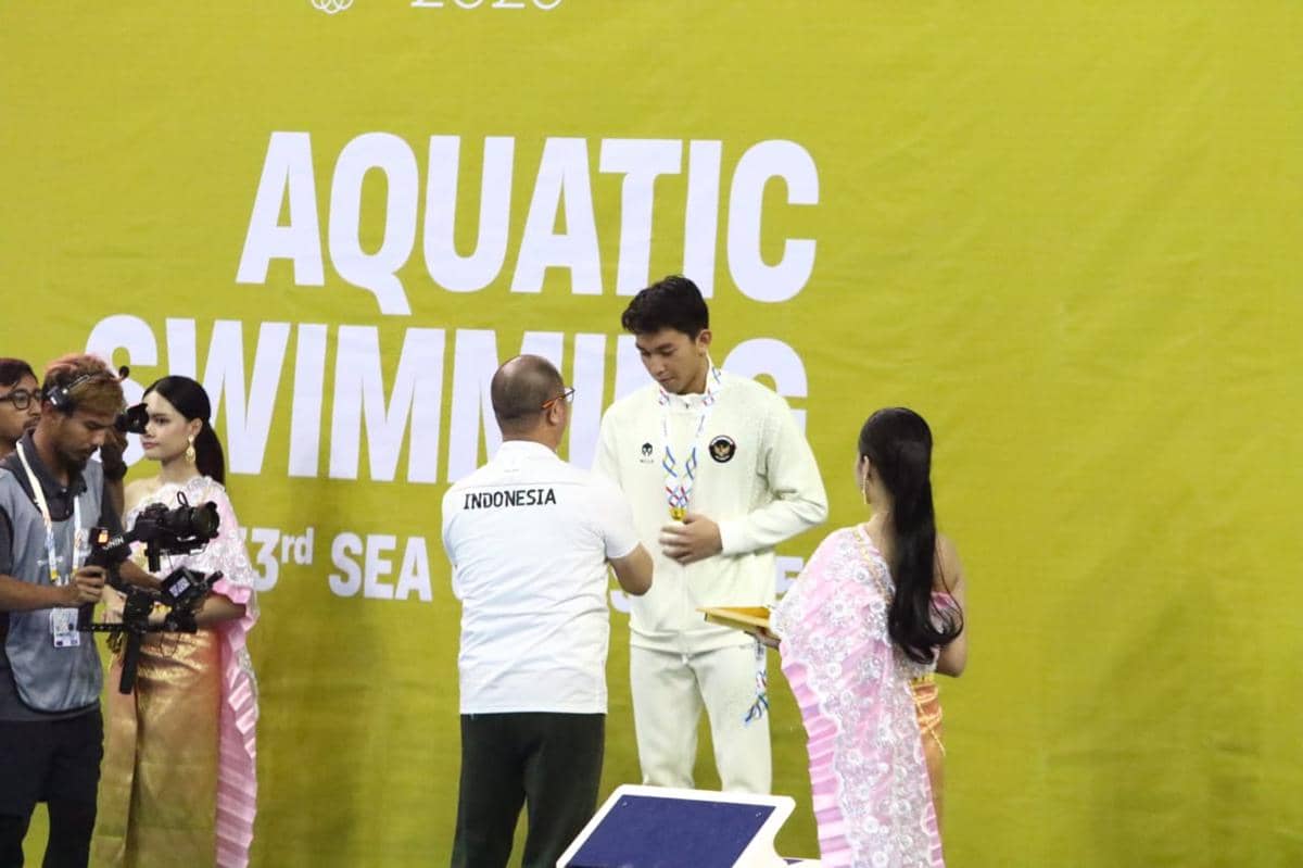 Atlet renang Indonesia raih medali di SEA Games 2025