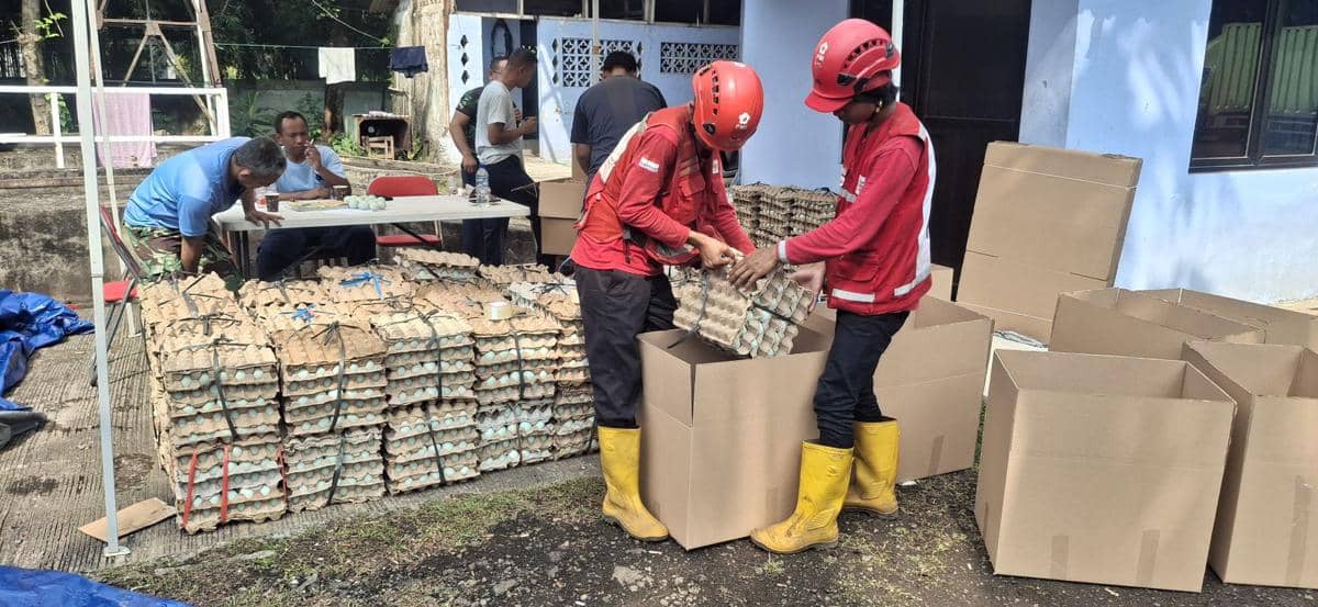PMI kembali kirim telur asin untuk pengungsi korban banjir di Sumatra dan Aceh
