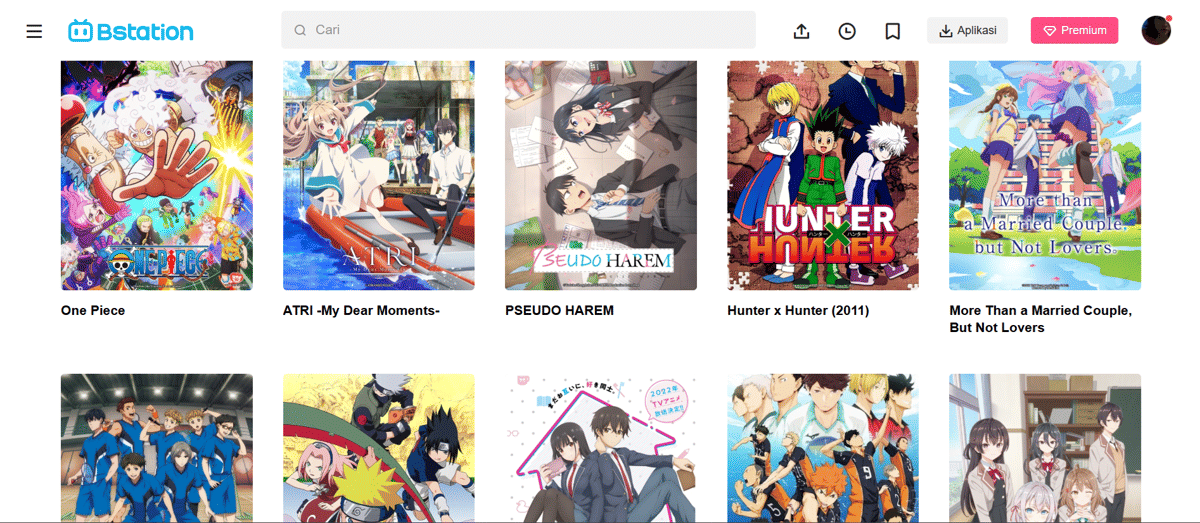 Anime di Bstation 