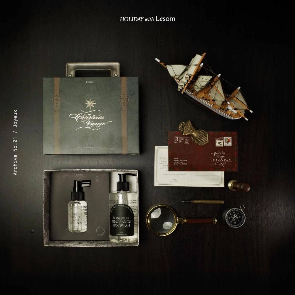 Ilustrasi hampers Natal (Shopee/Lesom)