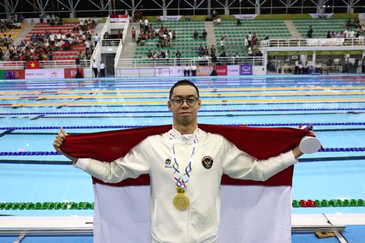 Atlet renang Indonesia raih medali di SEA Games 2025