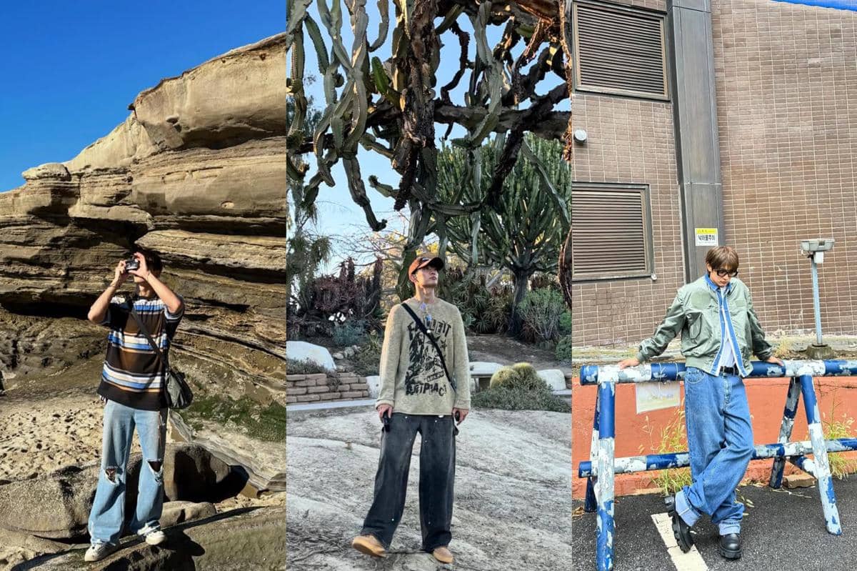 Styling celana jeans ala Minho SHINee