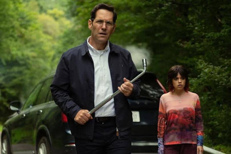 cuplikan adegan dalam film Death of a Unicorn