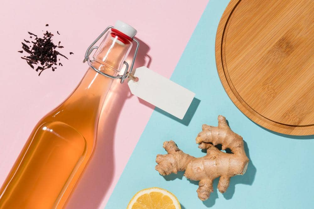 ilustrasi sirup jahe