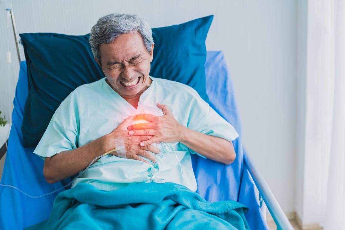 Ilustrasi serangan jantung