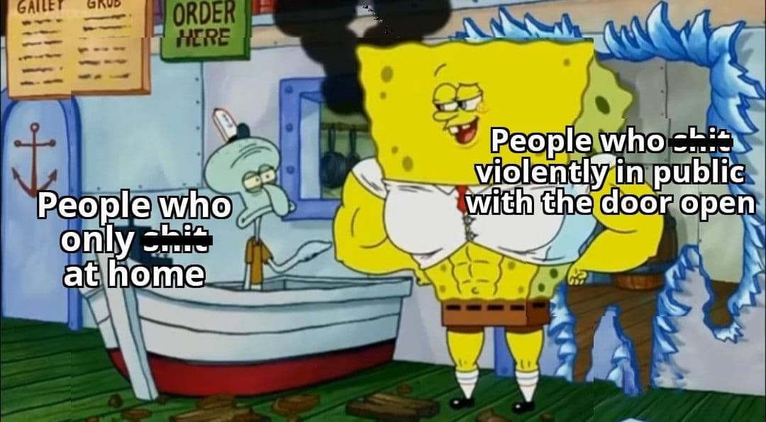 meme kartun tentang toilet umum