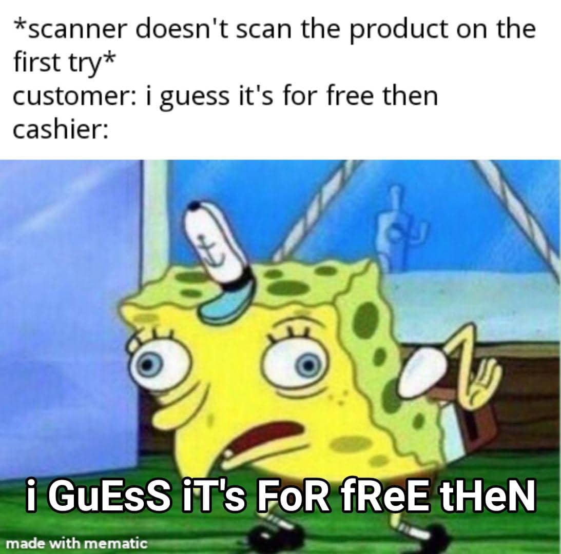 meme kartun tentang kasir