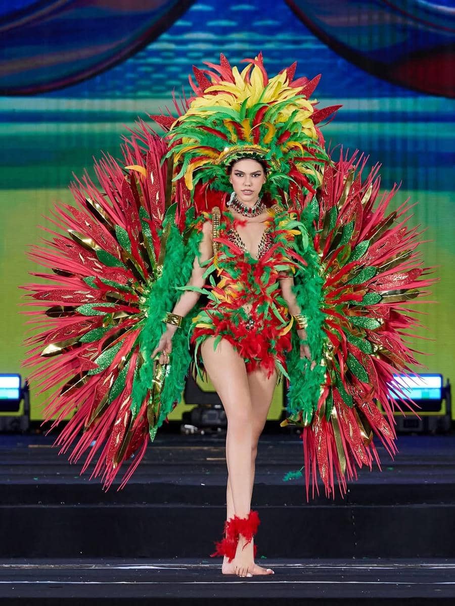 national costume Fernanda Antelo, Miss Cosmo Bolivia 2025 